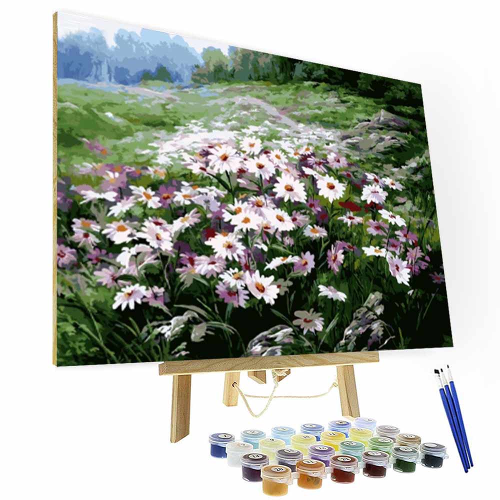 Paint by Numbers Kit - Wildflowers in the mountains Deco26