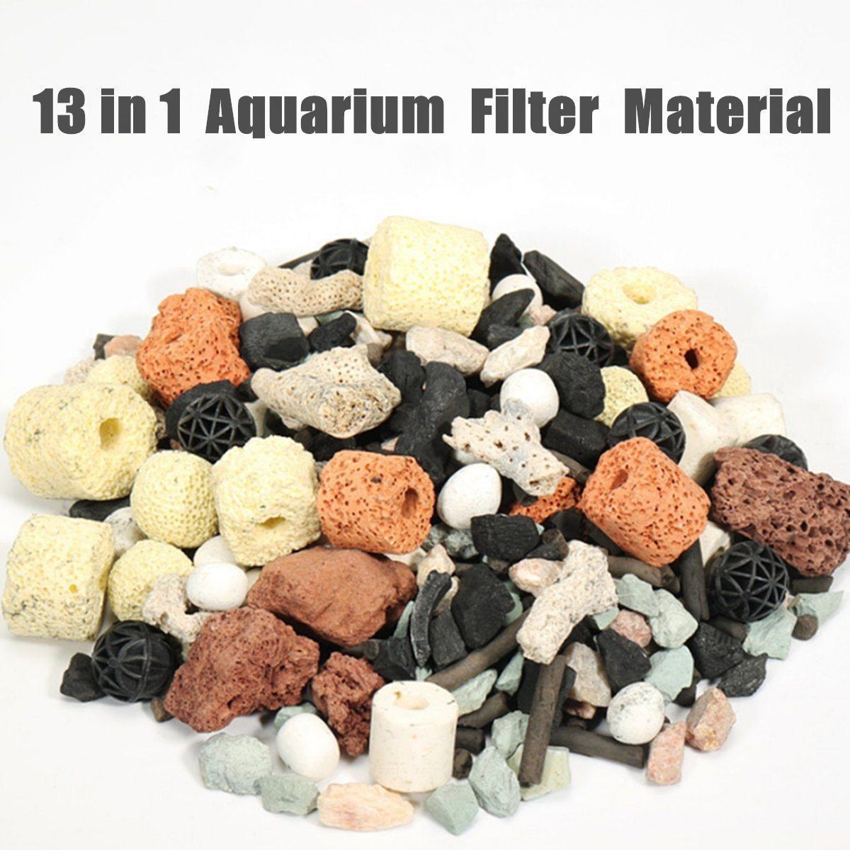 13 in 1 Aquarium Fish Tank Filter Media