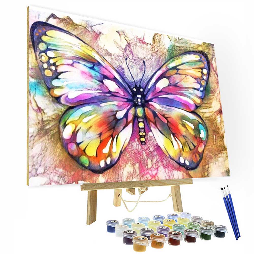 Paint by Numbers Kit - Colorful Butterfly Deco26