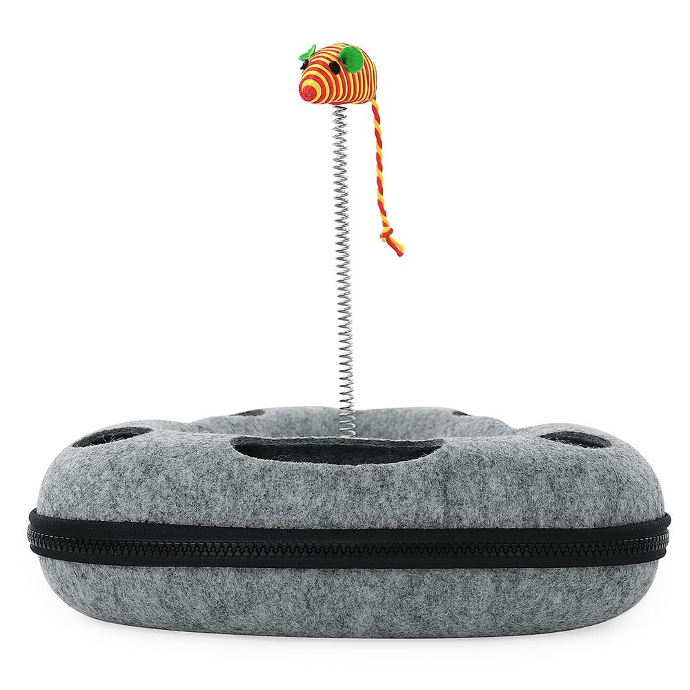 2 in 1 Mouse and Ball Rotating Interactive Cat Toy