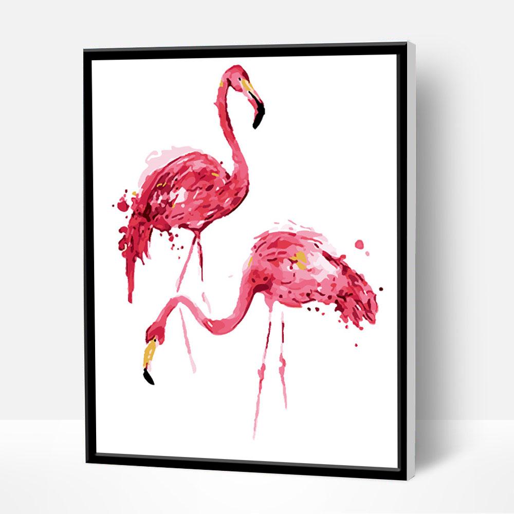 Paint by Numbers Kit - Flamingo Deco26