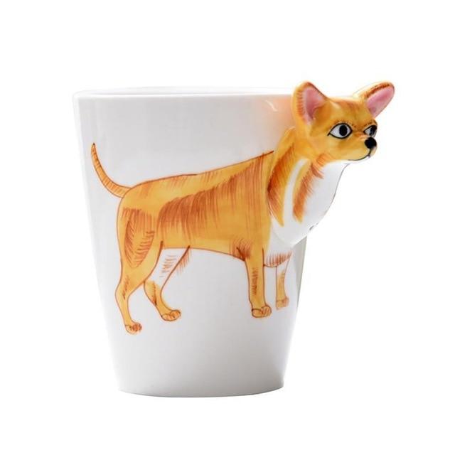3D Animal Shape Mugs