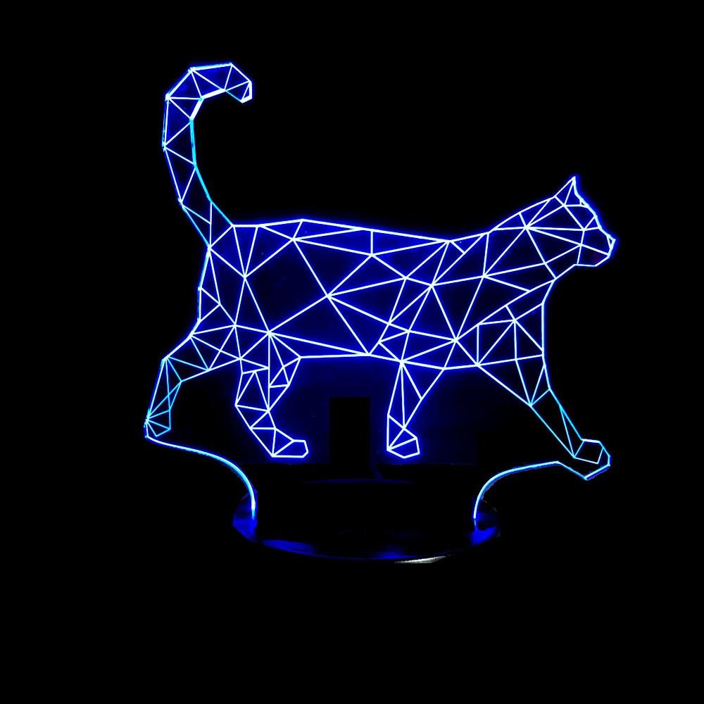 3D Cat Led Lamp
