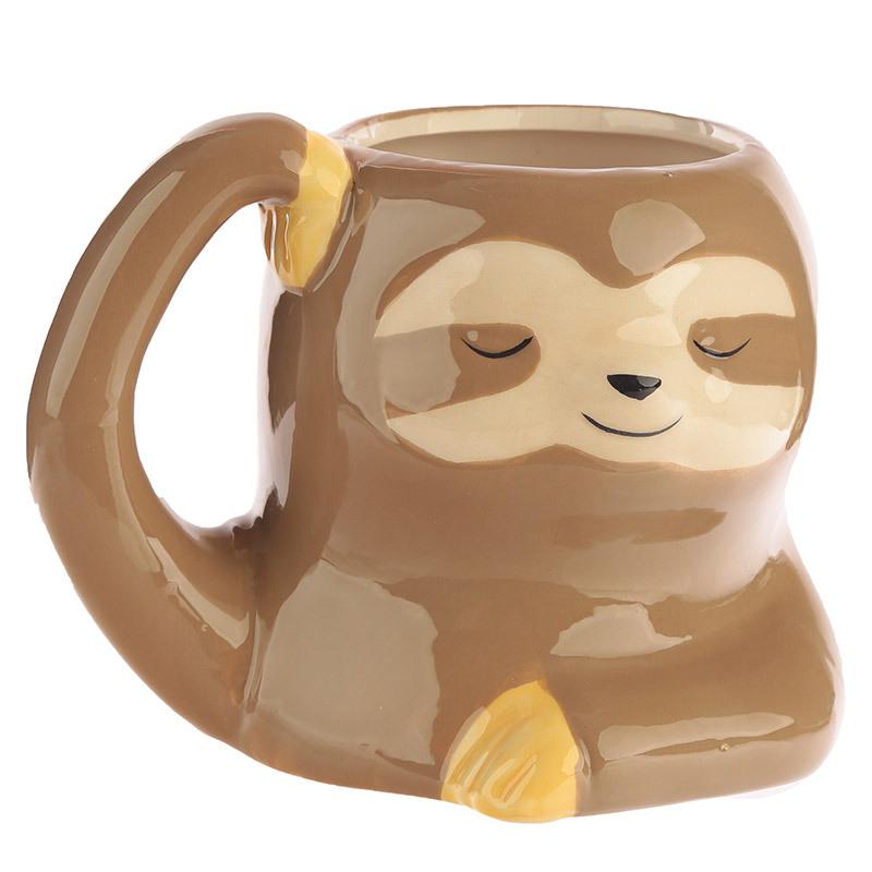 3D Sloth Shaped Mugs﻿
