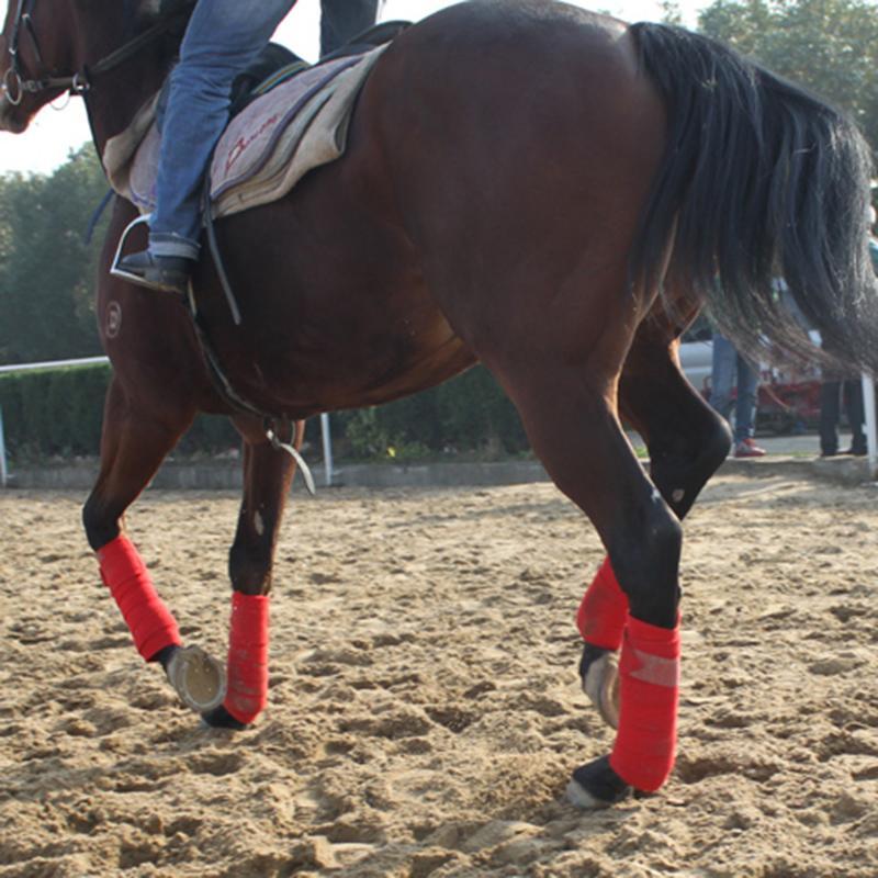 4 Pcs Soft Horse Leg Protector Wraps