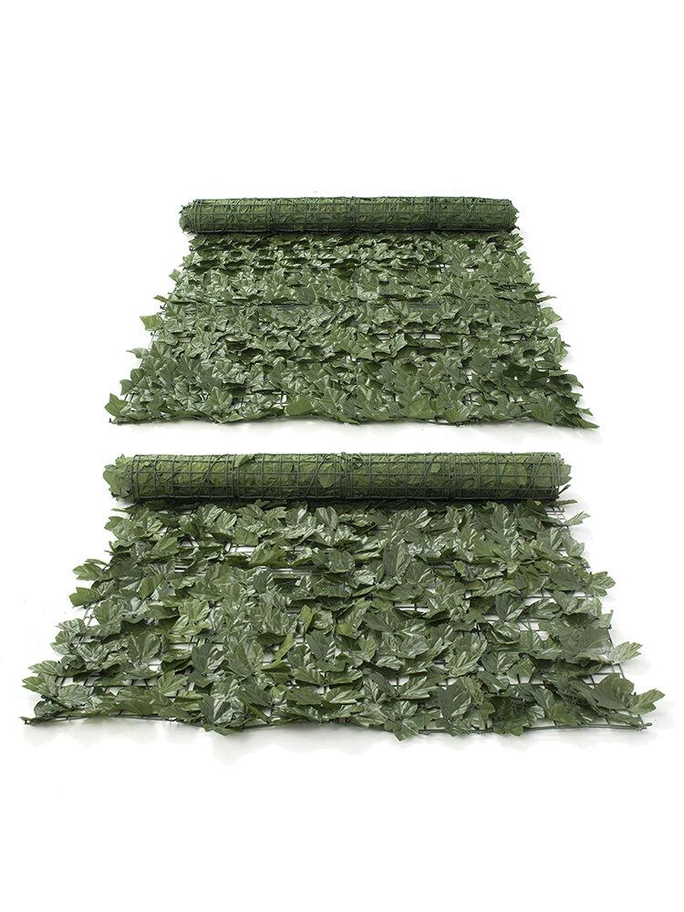 1*3m Artificial Ivy Leaf Fence Green Garden Yard Carpets Privacy Screen Hedge Plants Decorations