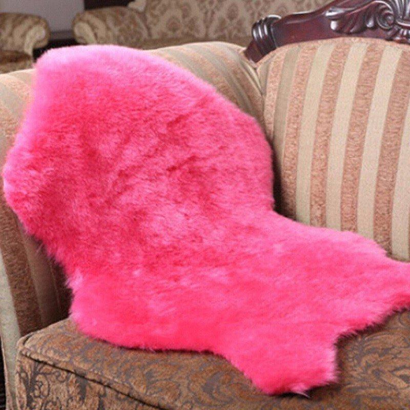 Soft Shaggy Living Room Floor Carpet Fluffy Chair Cover Mat Sofa Cushion
