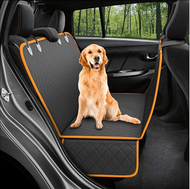 CarPad Dog Back Seat Cover Protector Waterproof Scratchproof Nonslip Hammock for Dogs Backseat Protection Against Dirt and Pet Fur Durable Pets Seat Covers for Cars & SUVs