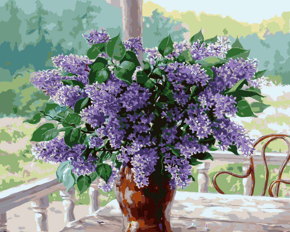 Paint by Number Kit  -  Garden lavender