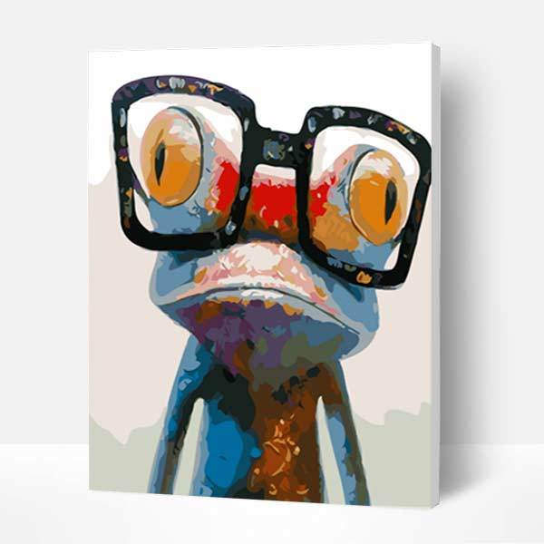 Paint by Numbers Kit -Glasses Frog Deco26