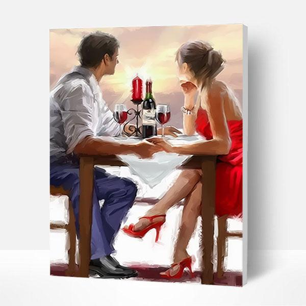 Paint by Numbers Kit - Romantic Dinner Deco26