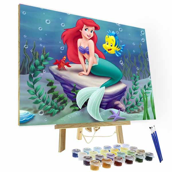 Paint by Numbers Kit - The Little Mermaid Deco26