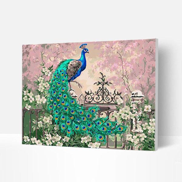 Paint by Numbers Kit - Elegant Peacock Deco26