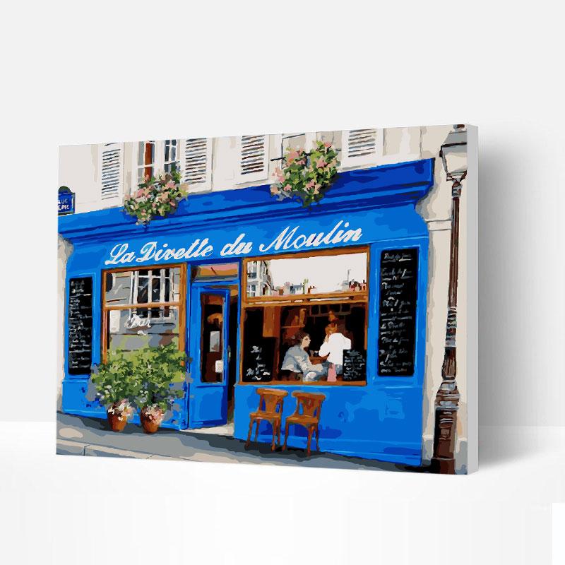 Paint by Numbers Kit - French Restaurant Deco26