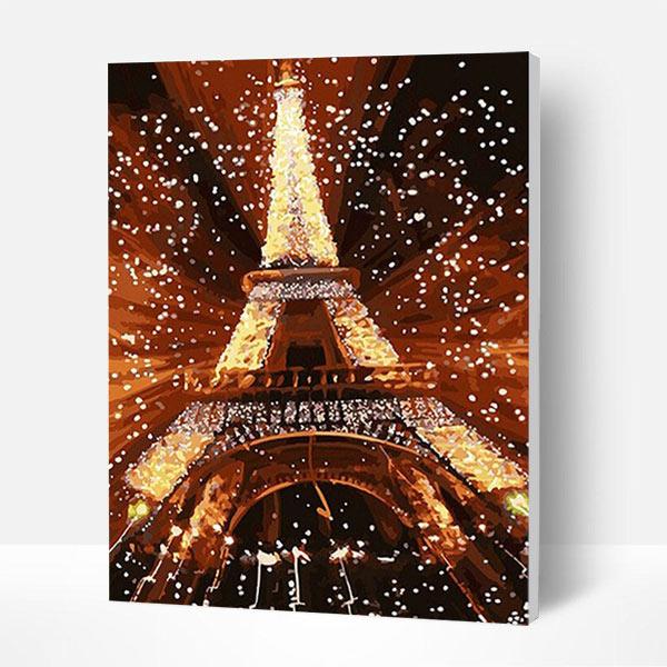 Paint by Numbers Kit -  Fantasy Eiffel Tower Deco26