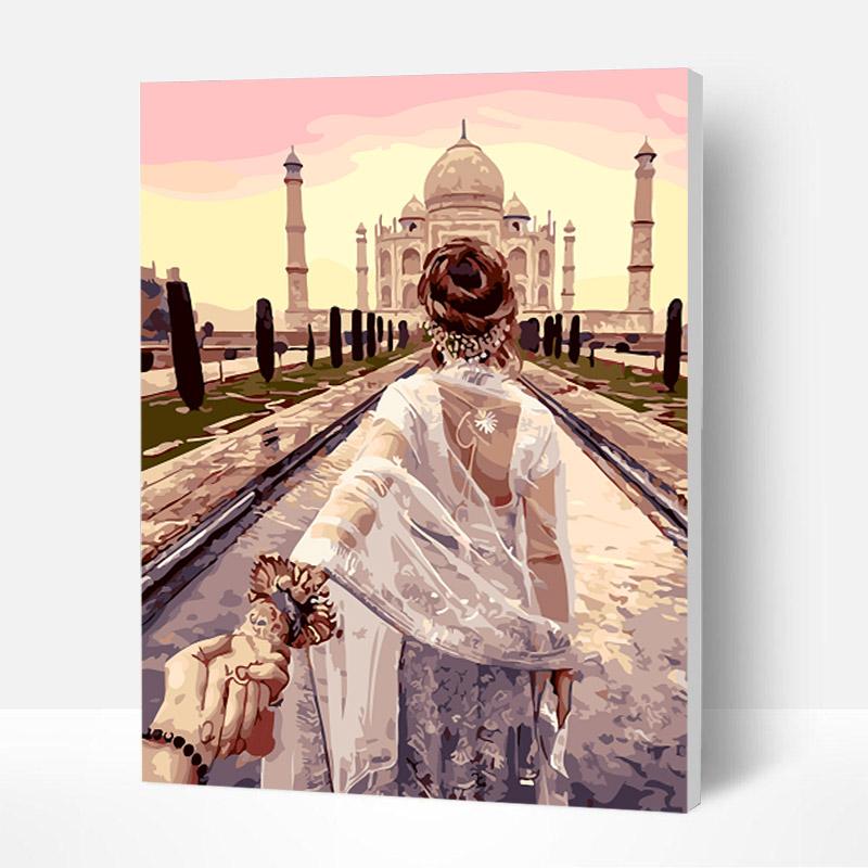 Paint by Numbers Kit - Follow me to India Deco26