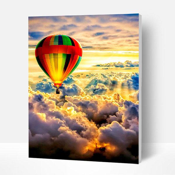 Paint by Numbers Kit - Hot Air Balloon Deco26