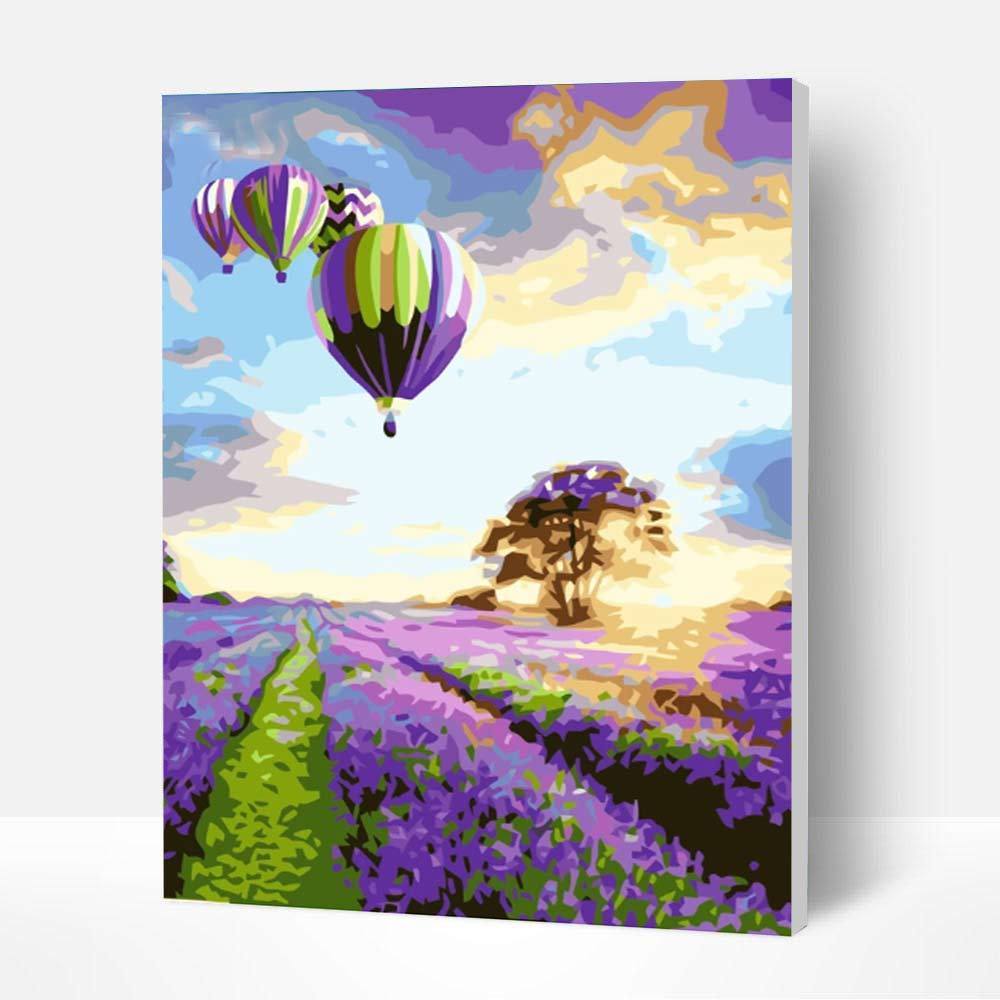 Paint by Numbers Kit - Romantic Hot Air Balloon Deco26