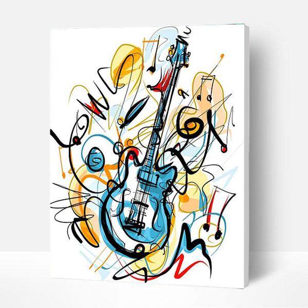 Paint by Numbers Kit - Singing Guitar Deco26