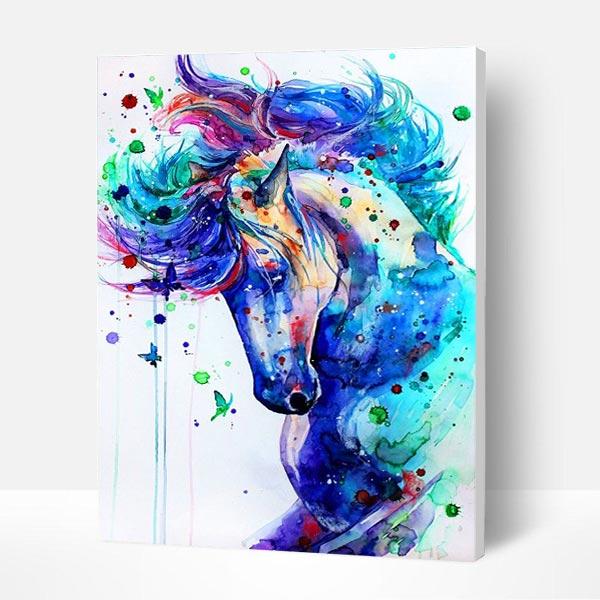 Paint by Numbers Kit -  Colored Horse Deco26