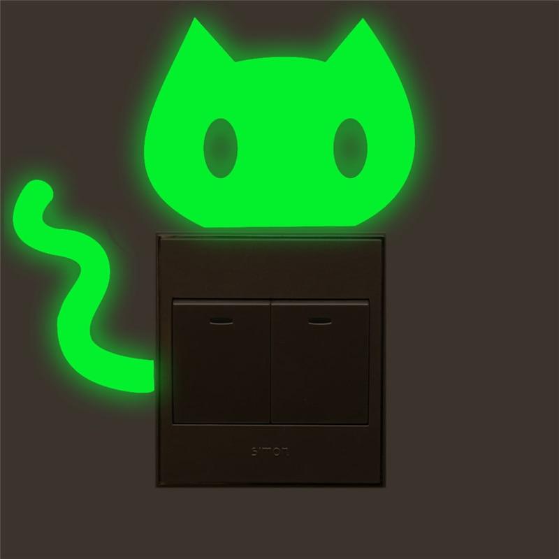 Cat Glow in the dark Sticker