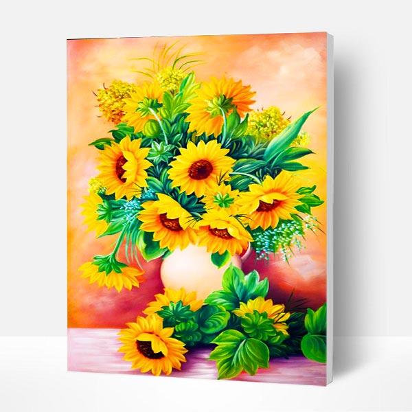 Paint by Numbers Kit -  Blooming Sunflower Deco26