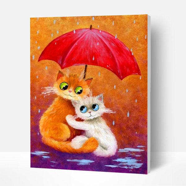 Paint by Numbers Kit - Hugging in The Rain Deco26