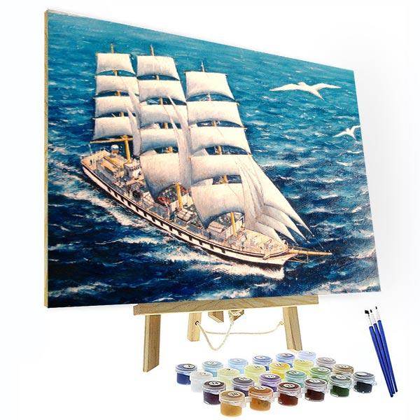 Paint by Numbers Kit -  Sail By Wind Deco26