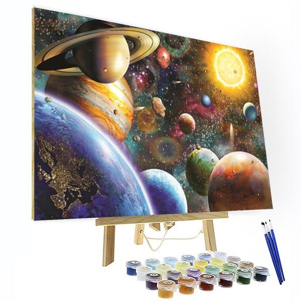 Paint by Numbers Kit - Solar System Deco26