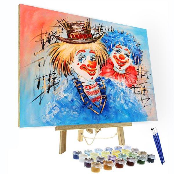 Paint by Numbers Kit - Clowns Deco26