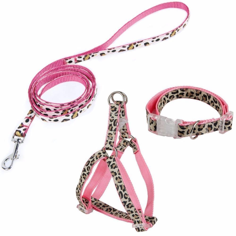 Adjustable Dog Control Collar Harness Set Pet Leash