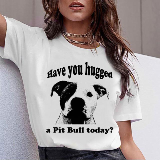 Aesthetic Dog Print T-shirt