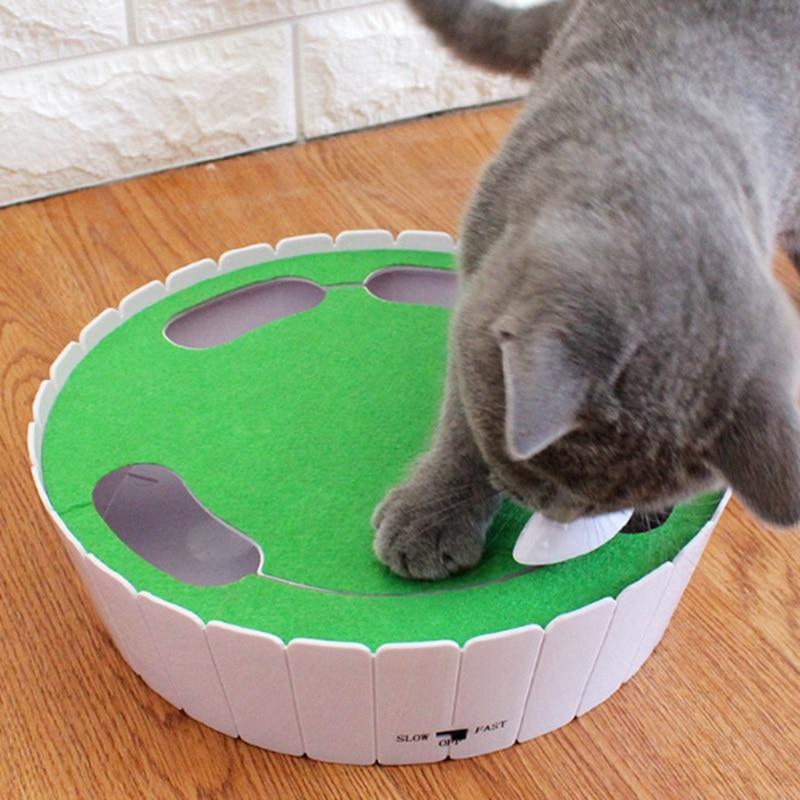 Automatic Rotating Cat Play Teaser Plate