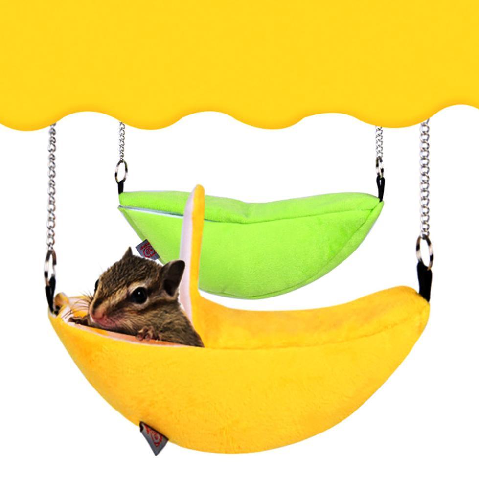 Banana Shape Hamster Hanging Bed