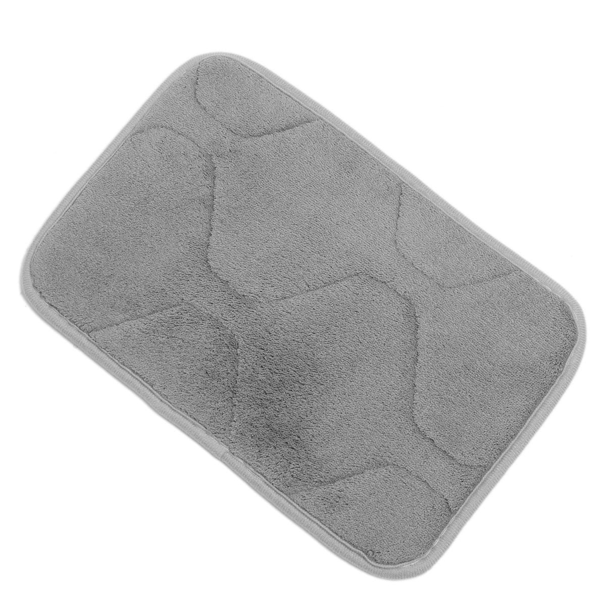 30x20cm Small Shape Non Slip Absorbent Coral Velvet Memory Foam Mat