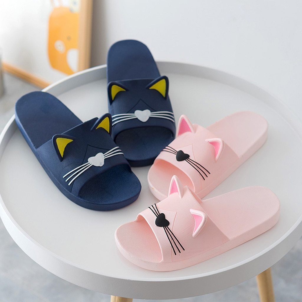 Cat Design Indoor Slippers