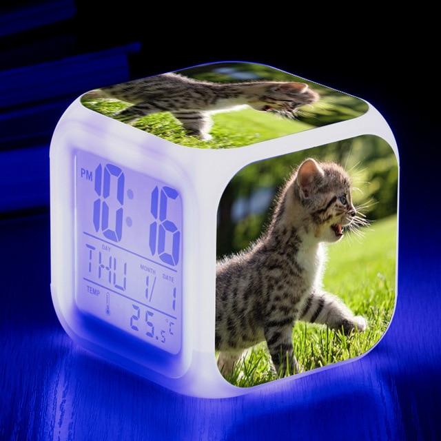 Cat Digital Alarm Clock