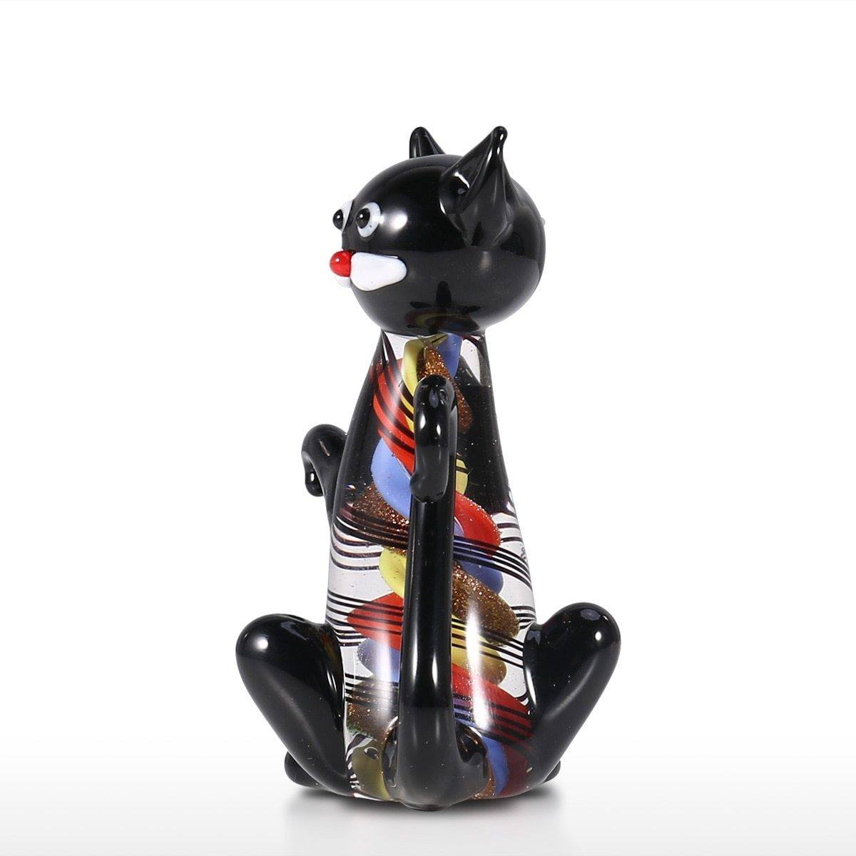 Cat Glass Figurine
