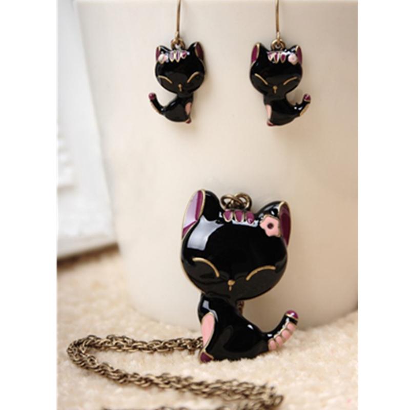 Cat Jewelry Set