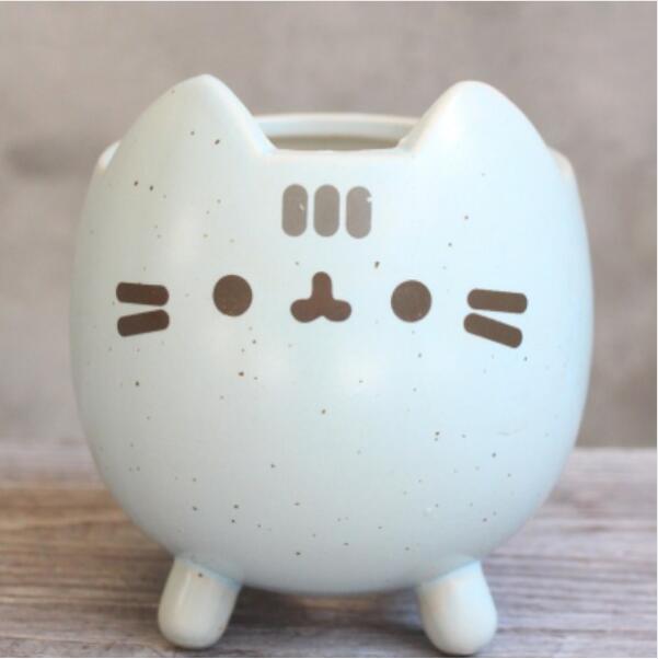 Cat Plant Pot with Hole