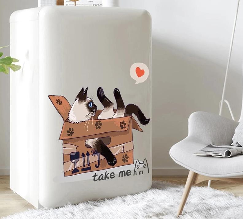 Cat Refrigerator Stickers