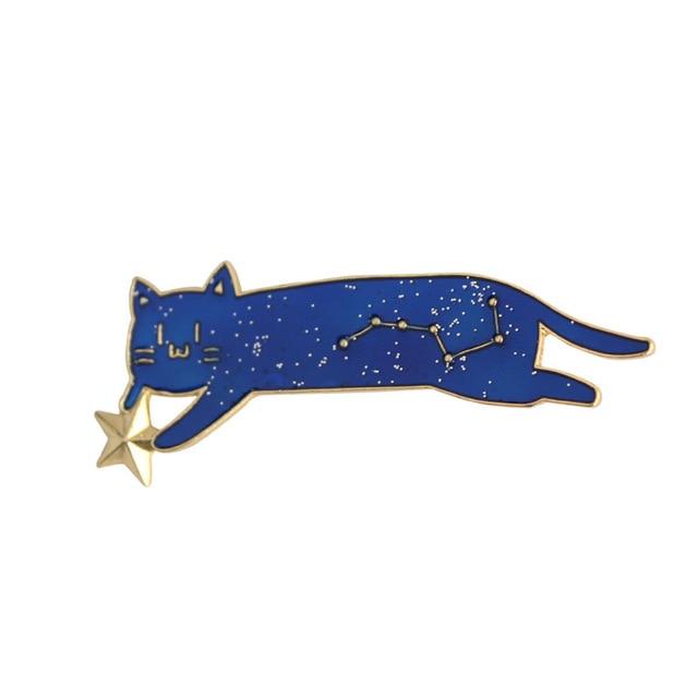 Cat Starry Sky Hair Pin