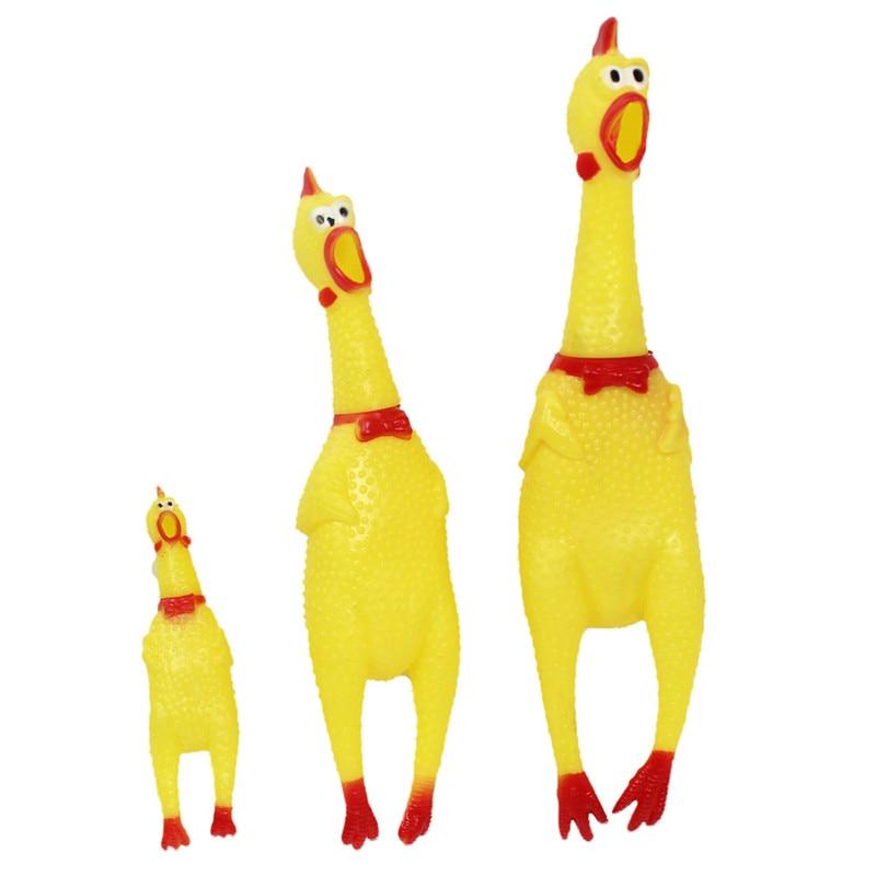 Chicken Squeaky Dog Toy