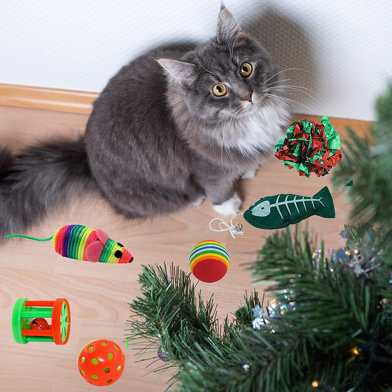 Christmas Cat Toys