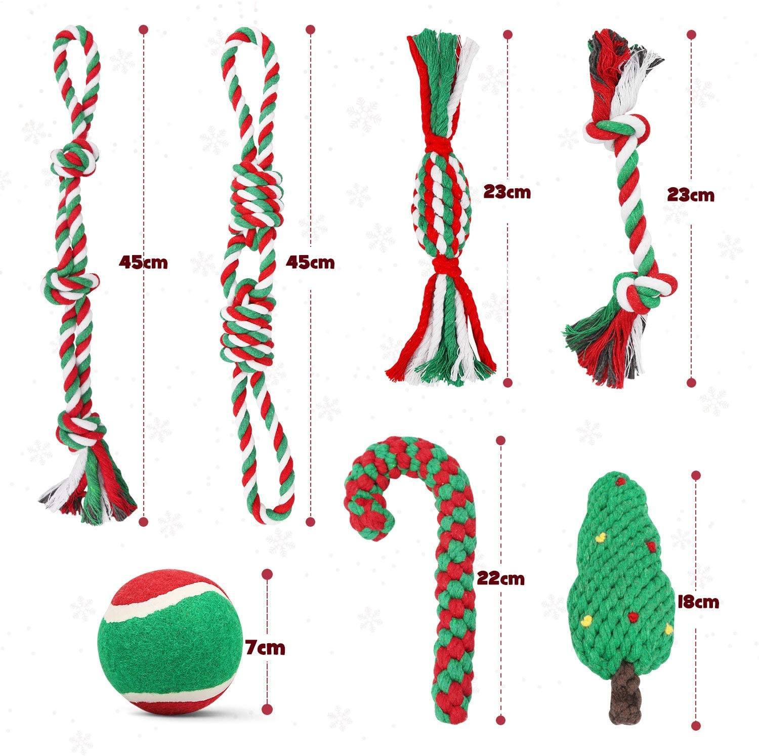 Christmas Dog Rope Toys