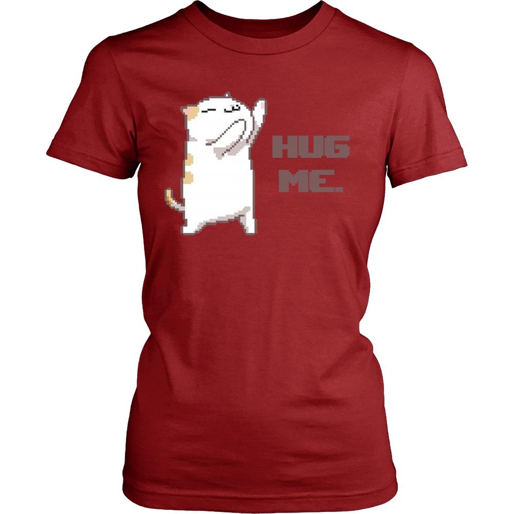 Clingy Cat "Hug Me" Shirt Design