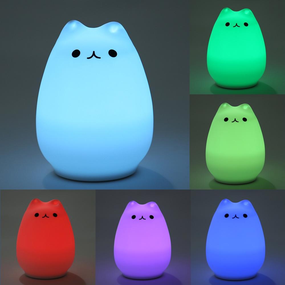 Colorful Cat Lamp