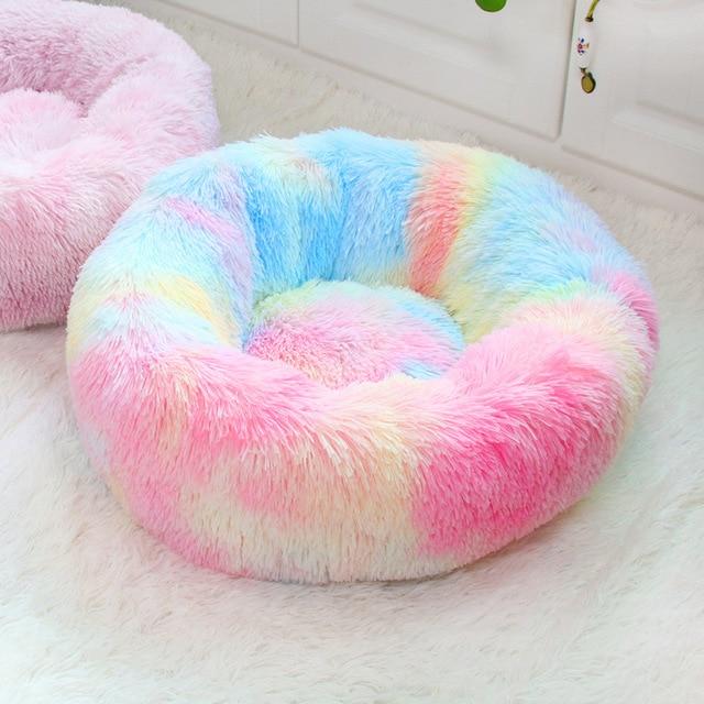 Colorful Round Pet Bed
