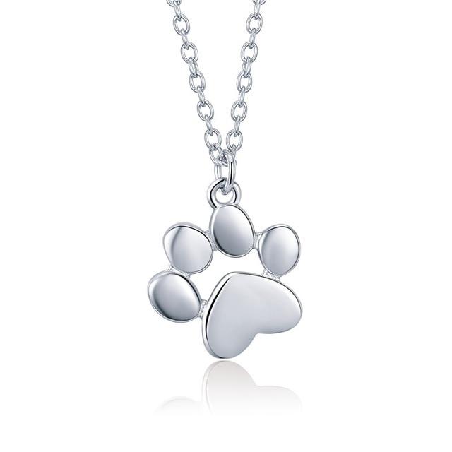 Cute Animal Paw Print Necklace
