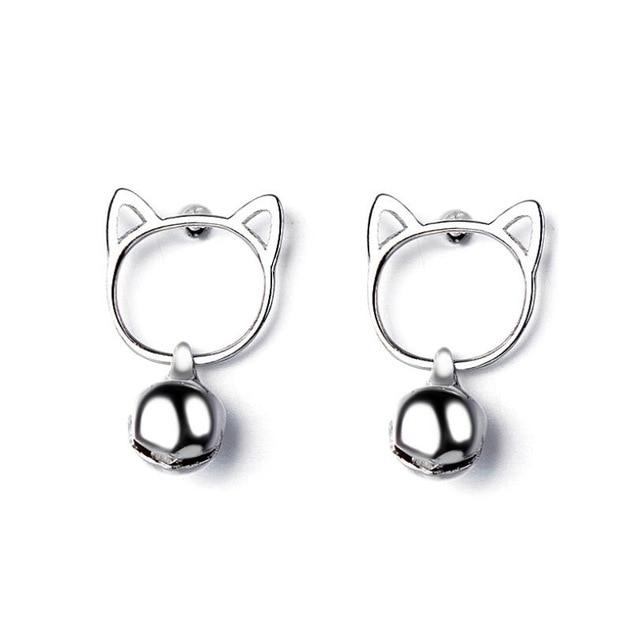 Cute Cat Earring with Bell